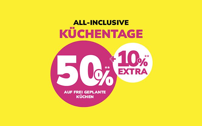  All inklusive Küchentage bei Möbel BOSS