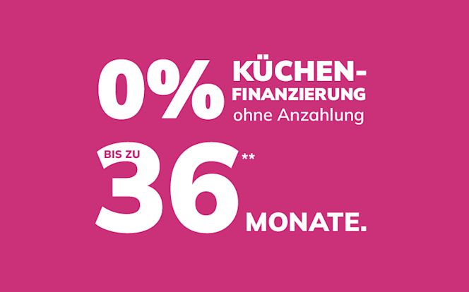 0% Küchenfinanzierung