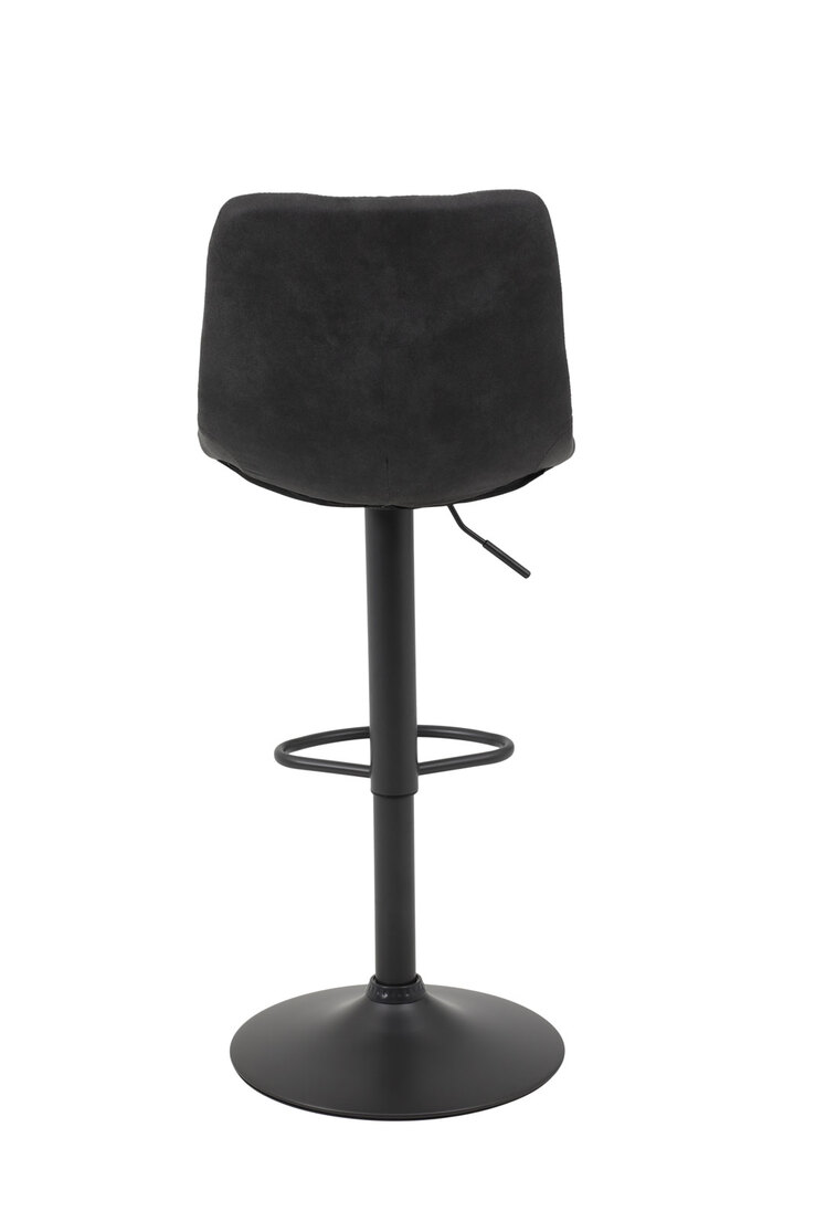 Barhocker Yvonne Stoffbezug Vintage Anthrazit 43x91x44 cm