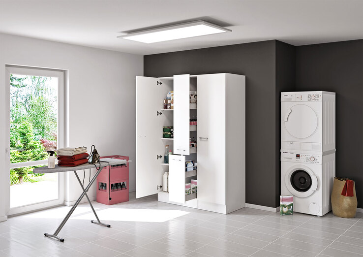 Geschirrschrank Lucca Weiß