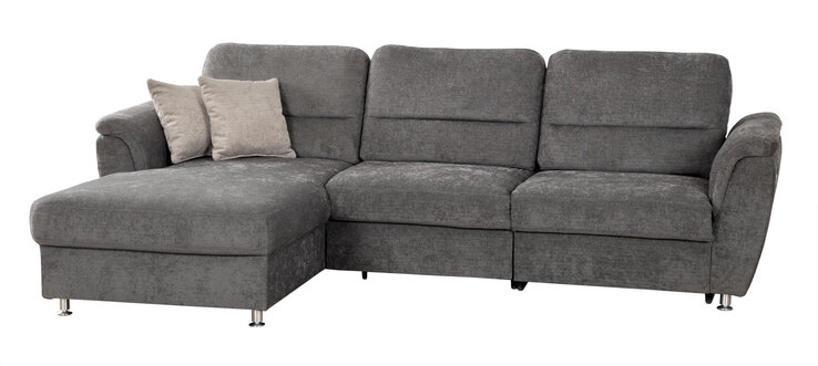 Ecksofa Deva 167 x 279 cm grau