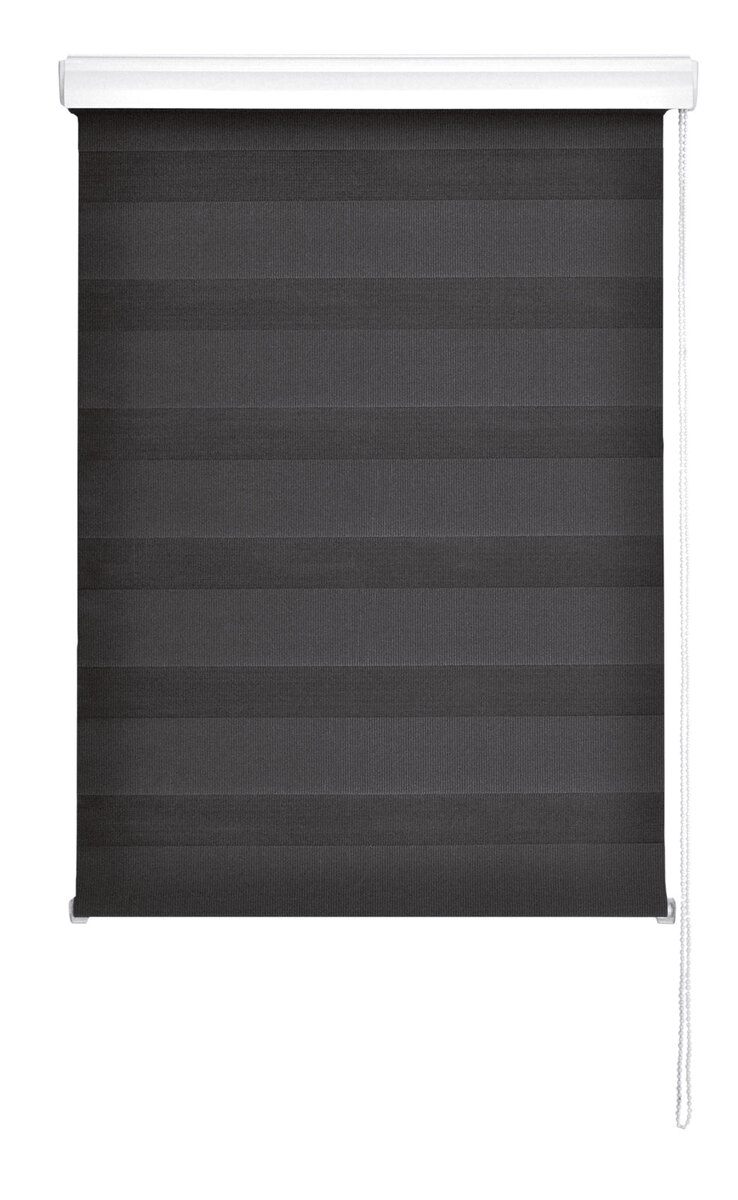 Doppelrollo Anthrazit ca. 80 x 160 cm