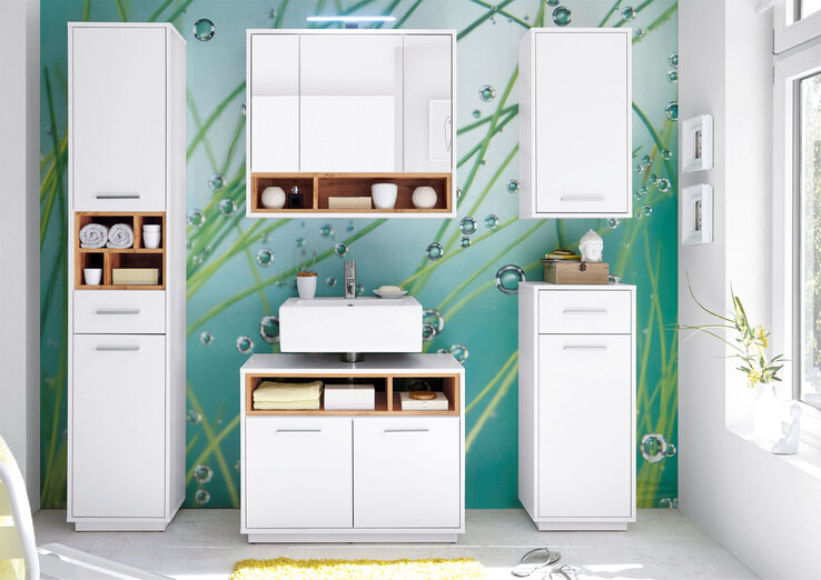 Unterschrank Milano Weiß 38 x 93 x 30 cm