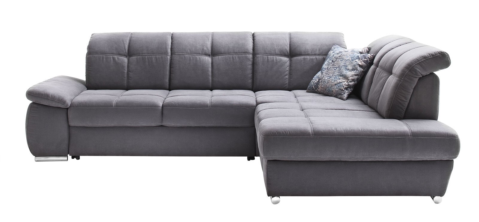 Ecksofa Miguel 303 x 249 cm grau