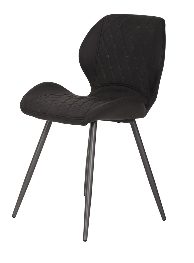 Esszimmerstuhl Aurora 2er Set Schwarz