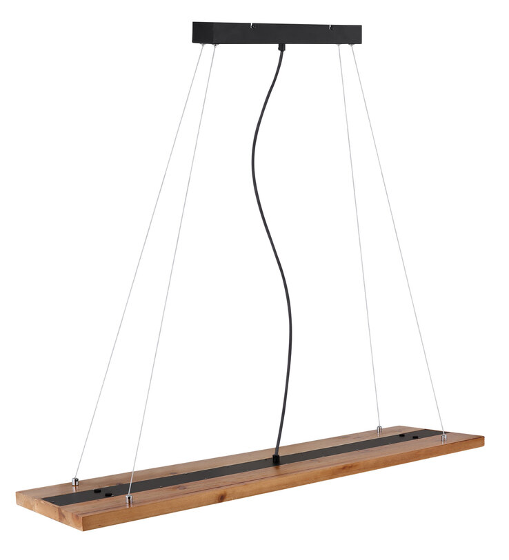 ALINA Pendellampe schwarz 15553H1, B/H/T: 100 x 145 x 25 cm, Kunststoff, Metall
