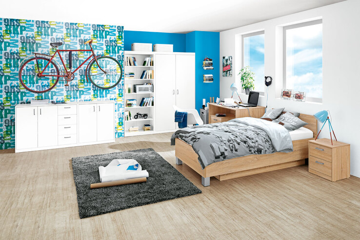 Regal Mega Typ 64 Weiß 55x148/36 cm