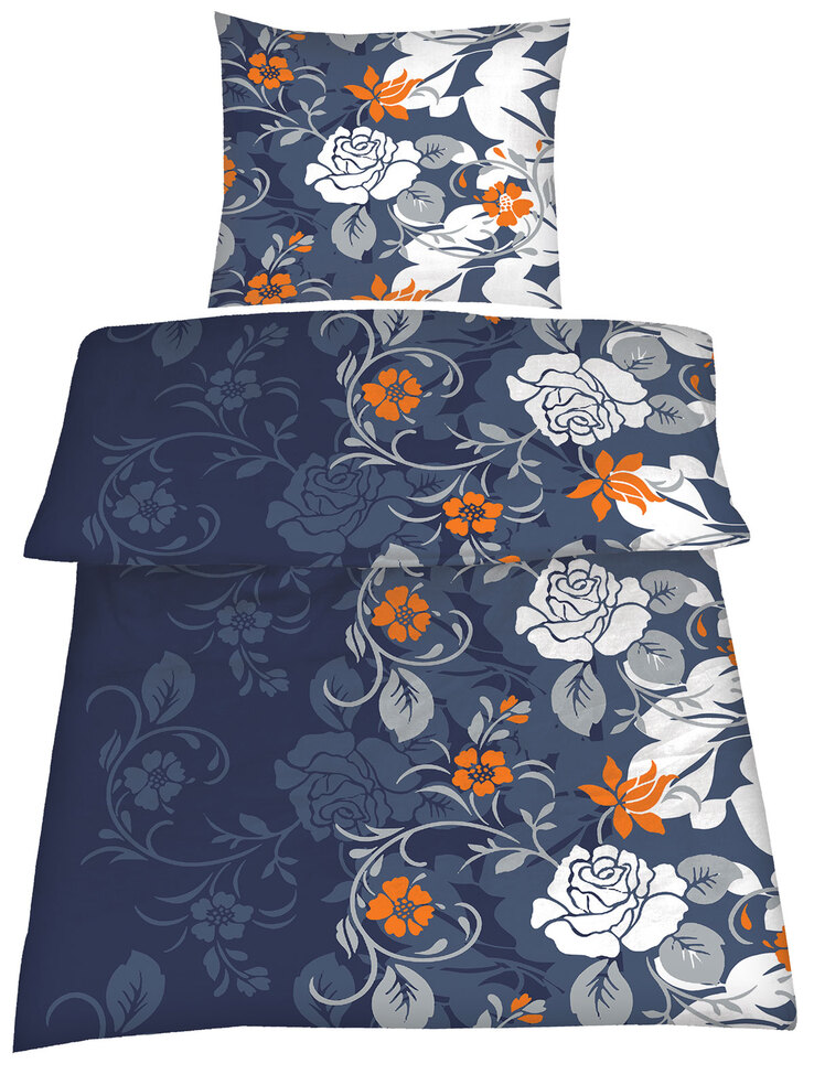 2er Set Microfaser Bettwäsche Blue 135 x 200 cm