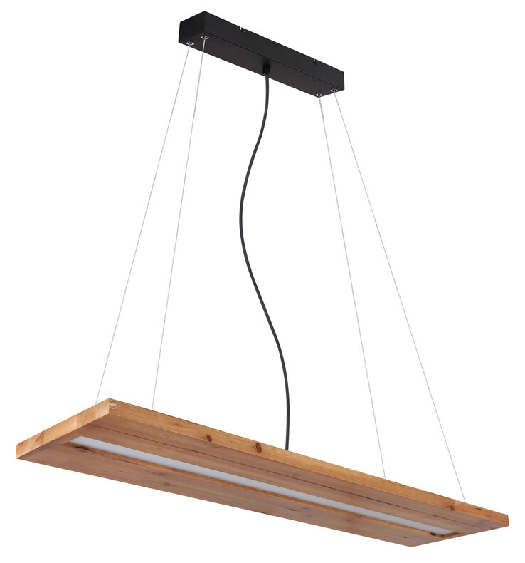 ALINA Pendellampe schwarz 15553H1, B/H/T: 100 x 145 x 25 cm, Kunststoff, Metall