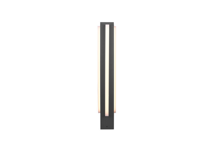Mitchell Pfosten grau 473360442, B/H/T: 13,6/80/13,6 cm