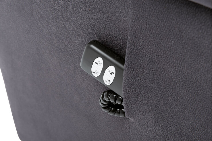 Fernsehsessel Silas Mikrofaser Bull Grey