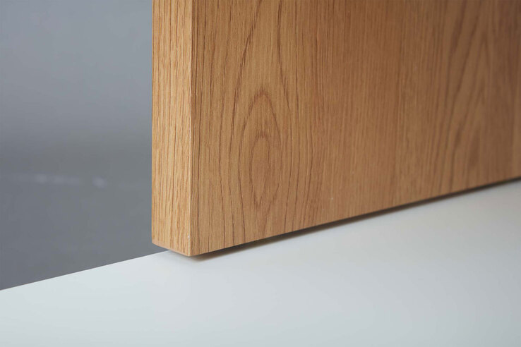 Couchtisch Arian Dekor Wildeiche/weiß 110x45x66 cm