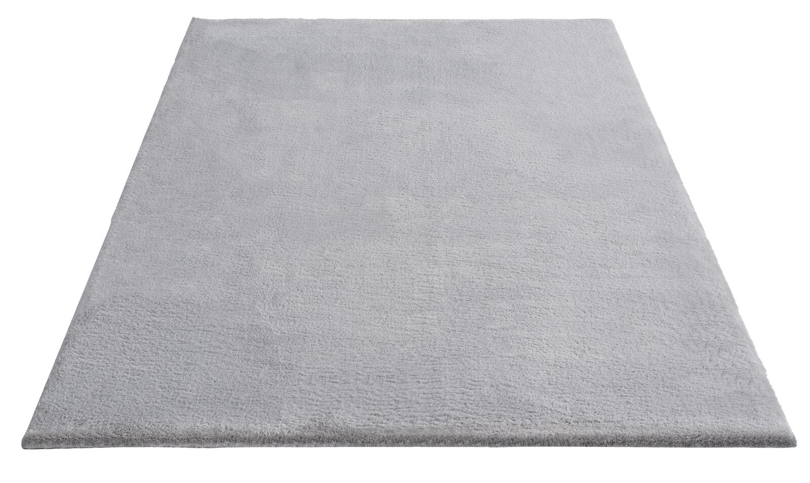 Teppich Fuzzy Grey Kunstfell 120 x 170 cm grau 