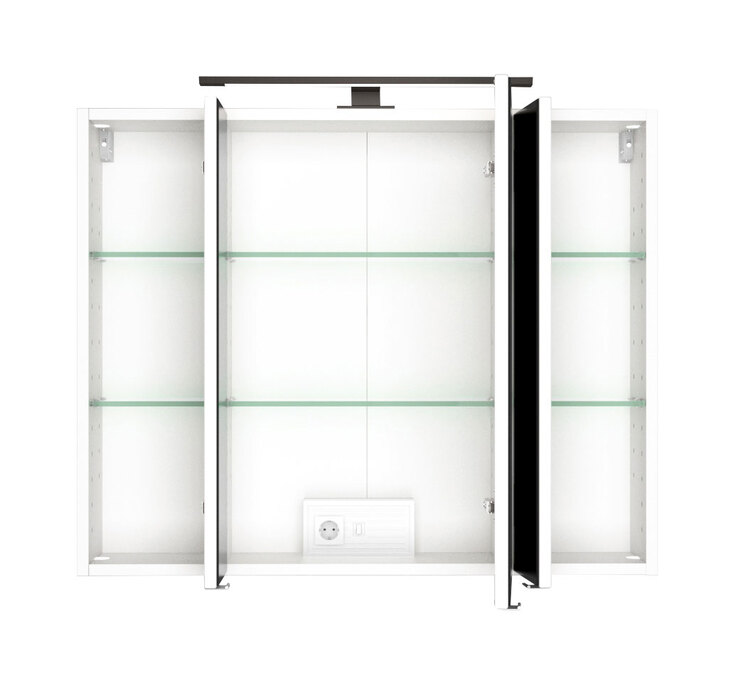 Spiegelschrank Luzern 80x64x20 cm Weiß NB