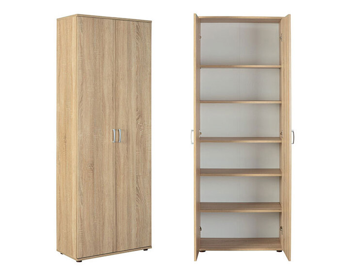 Mehrzweckschrank Bastian Dekor Sonoma-Eiche 70x189x34 cm