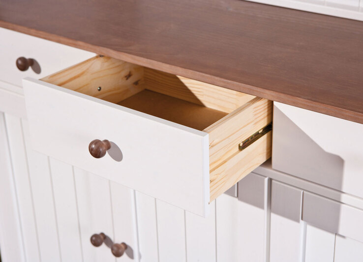 Buffet Jacob 6.2 Kiefer massiv lackiert 131x190x45 cm