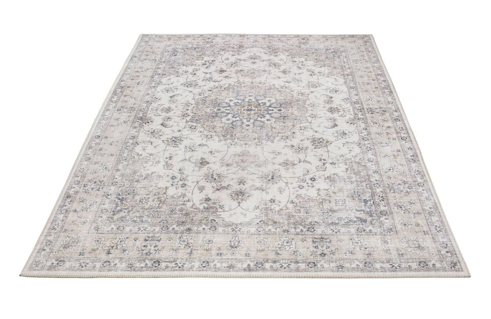 Vintage-Teppich Newcastle 200 x 290 cm Creme 