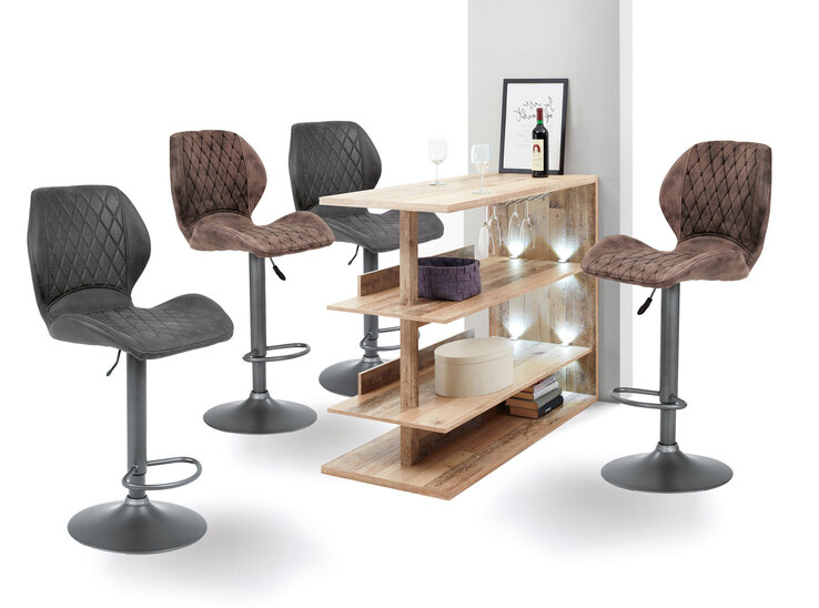 Bartisch Negroni Oldstyle hell Dekor 120x101x55 cm
