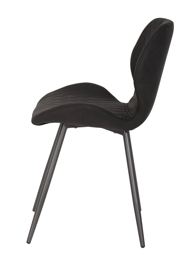 Esszimmerstuhl Aurora 2er Set Schwarz