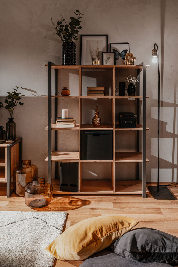 Regal Denver Artisan Oak-Optik/Anthrazit 107 x 145 x 39 cm