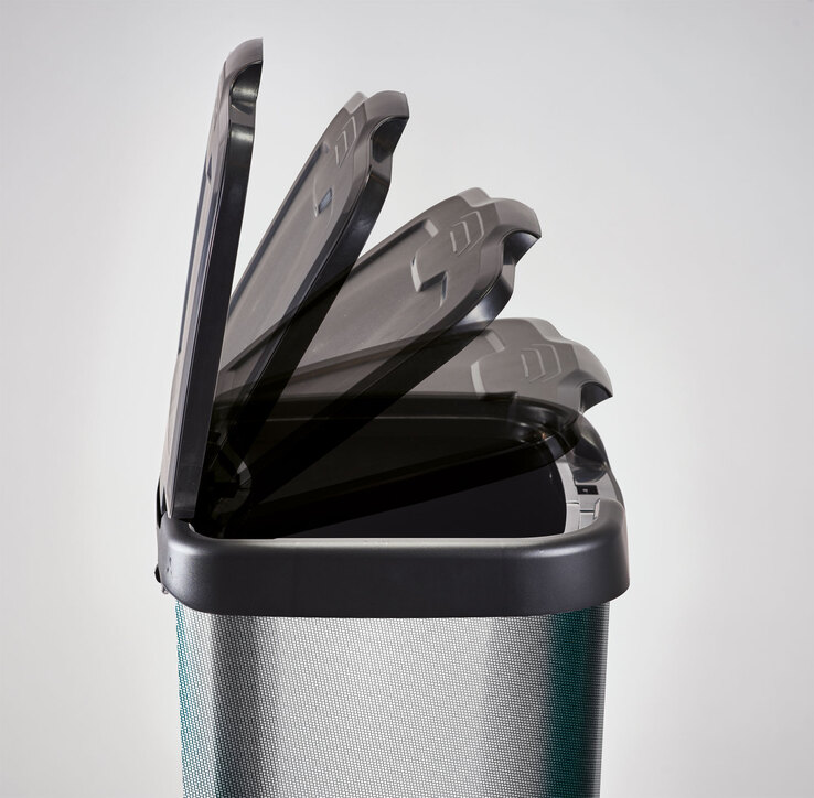 Treteimer 20 Liter Inhalt in Carbon-Optk