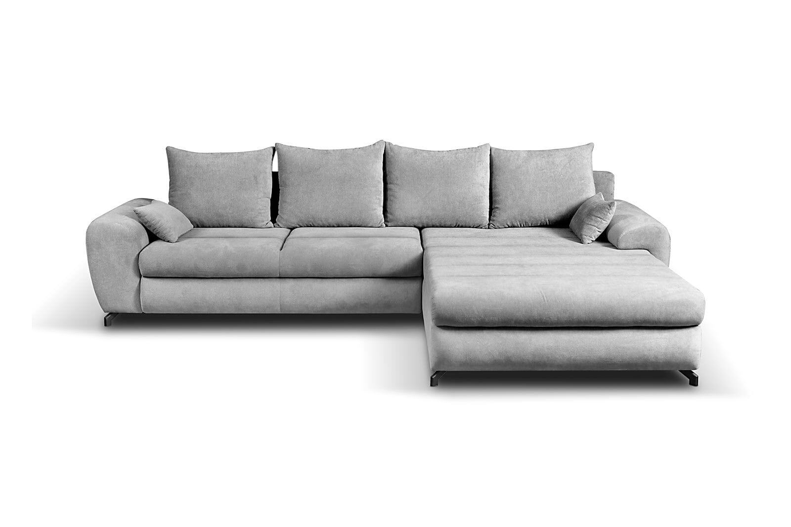 Ecksofa Yoko silbergrau