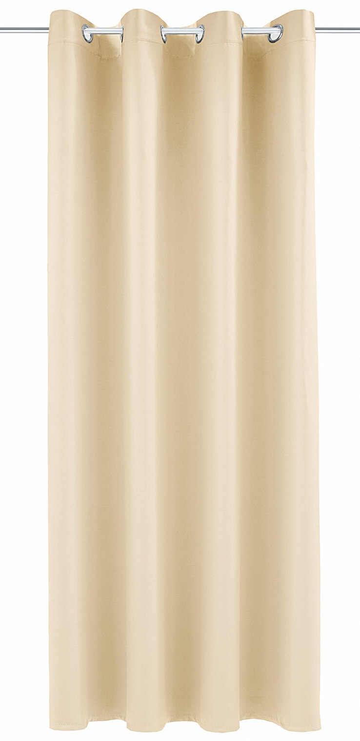 Ösenschal Tom 2er Set, 140x235cm, champagner, Polyphenylensulfid