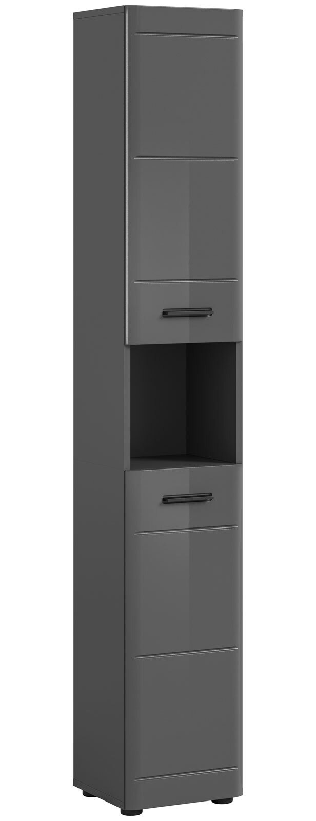 Hochschrank Soft grau B/H/T 30x180x30 cm