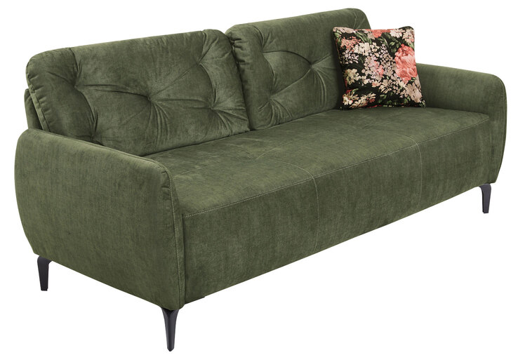 Sofa 3-Sitzer Venta 200 x 85 x 84 cm dunkelgrün