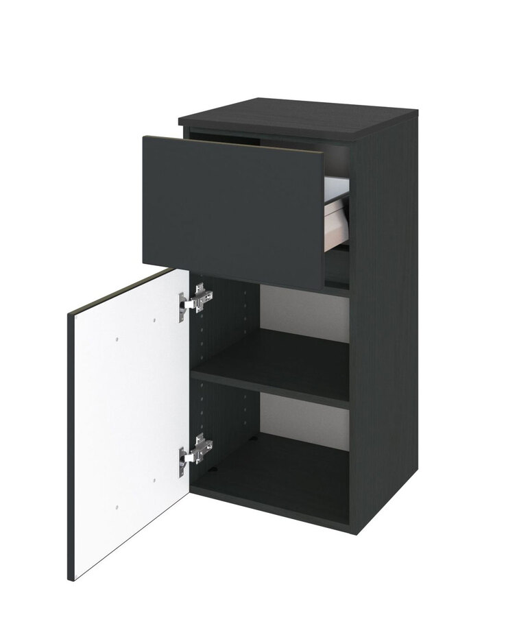 Unterschrank Baabe 40 x 79 cm graphitgrau matt