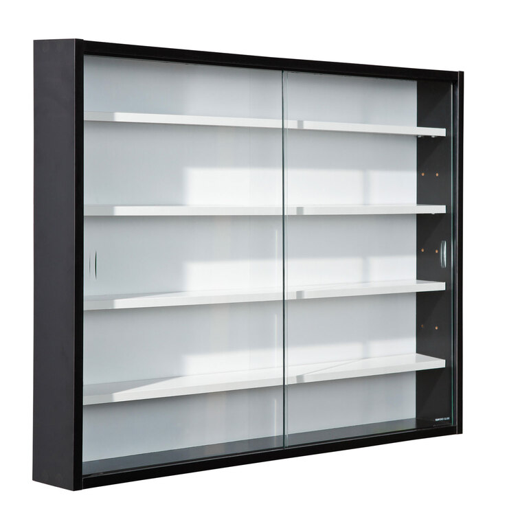 Sammlervitrine Stefan Schwarz/Weiß 80x60x9,5 cm