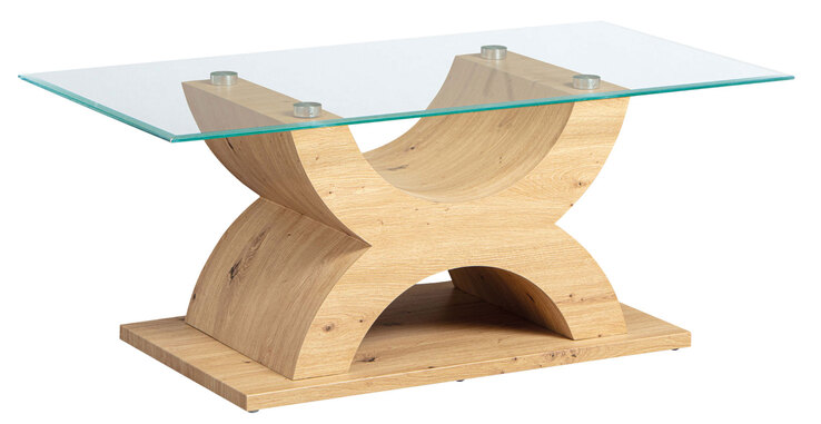 Couchtisch Luke 110x45x60 cm Wildeiche Dekor