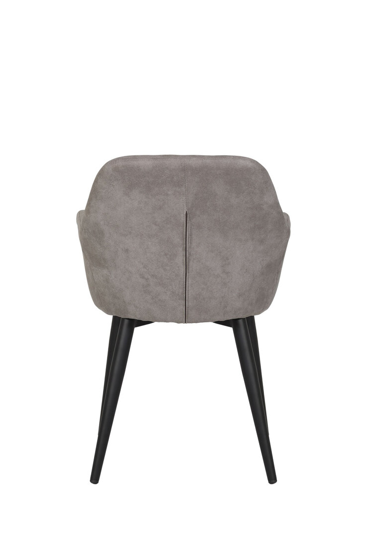 Stuhl Roberta 2er Set grau 55x82x60 cm