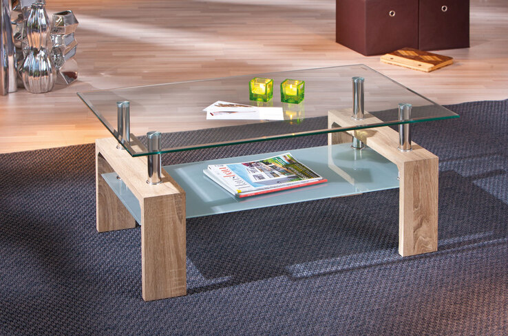Couchtisch Eric Sonoma-Eiche MDF 100x45x60 cm