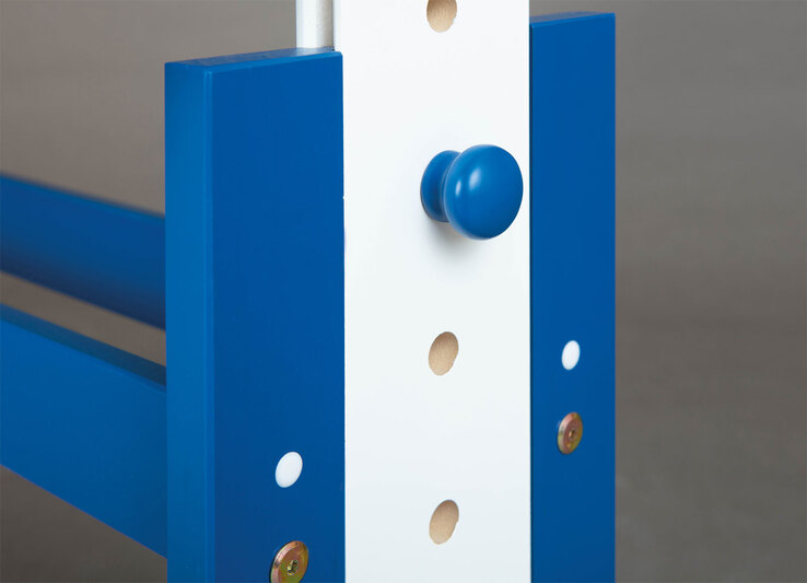 Kinder Schreibtisch David 109 x 55 cm Blau/Weiß