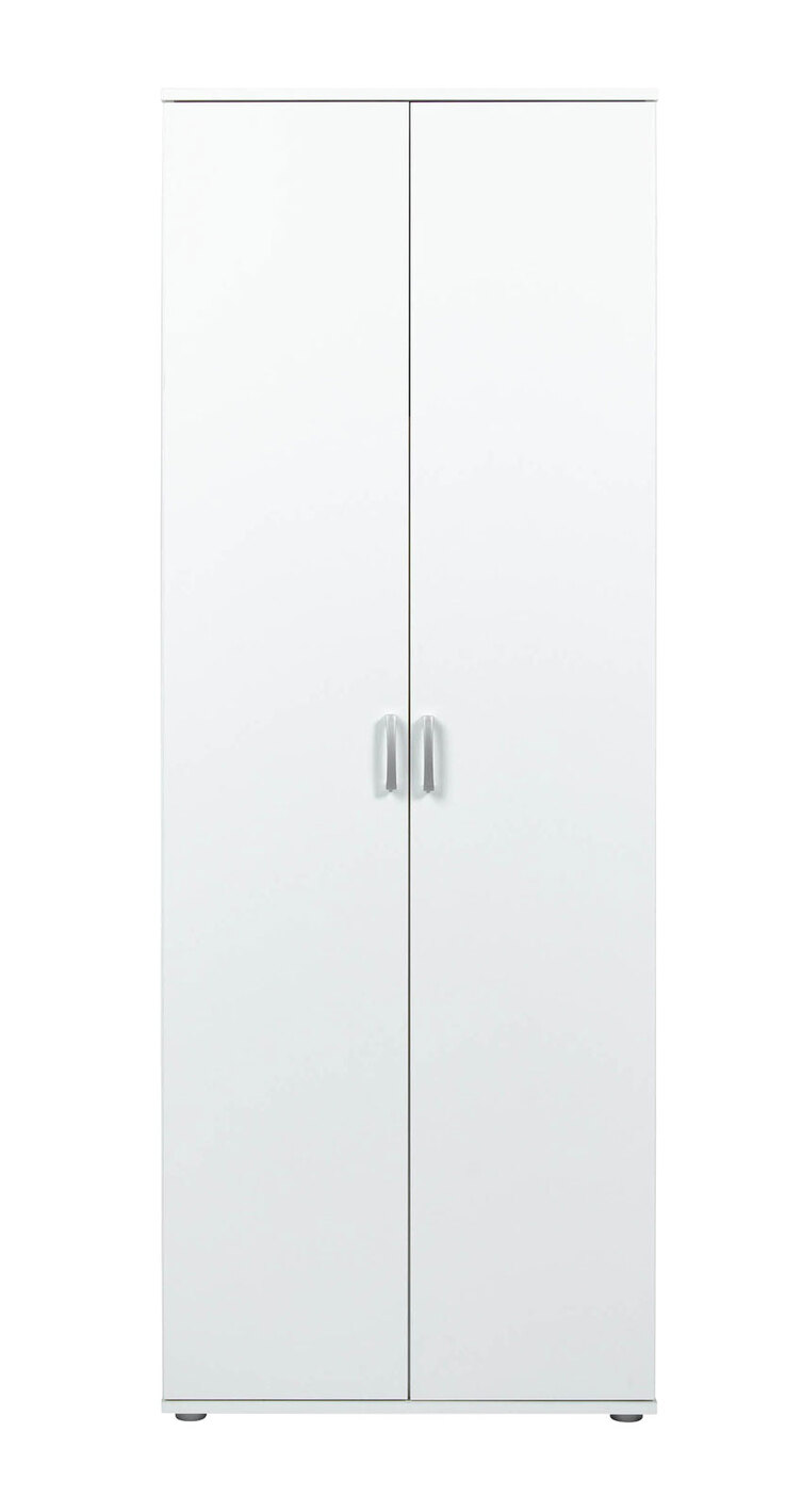 Mehrzweckschrank Pepe Weiß 70x189x34 cm