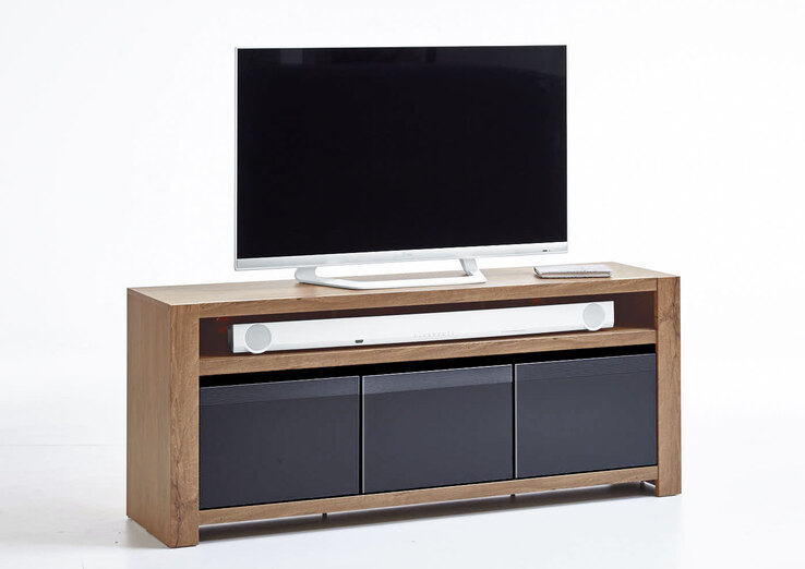 Lowboard Miami Eiche Lefkas-Dekor/Orchidea Nera-Dekor 160 x 66 x 42 cm