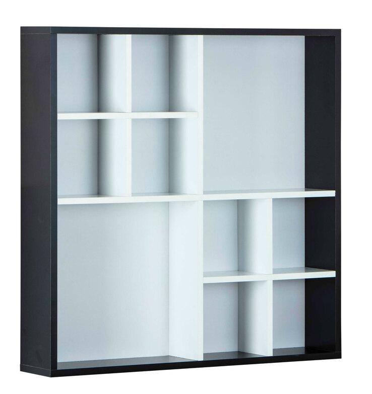 Sammlervitrine Peter Schwarz/Weiß 70x70x13 cm