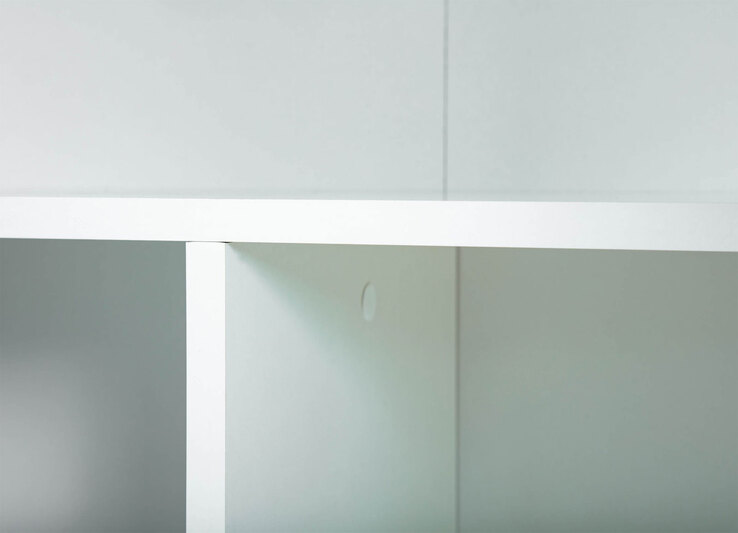 Mehrzweckschrank Pepe Weiß 70x189x34 cm