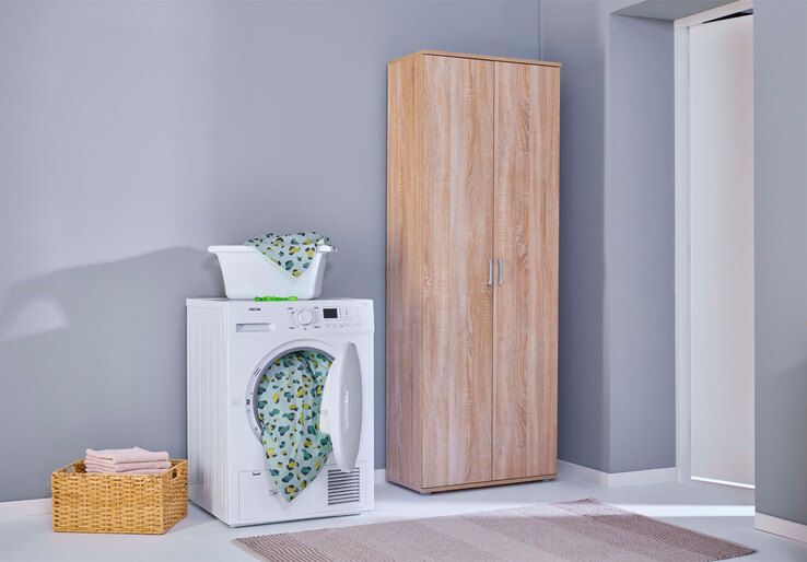 Mehrzweckschrank Bastian Sonoma-Eiche Dekor 70x189x34 cm