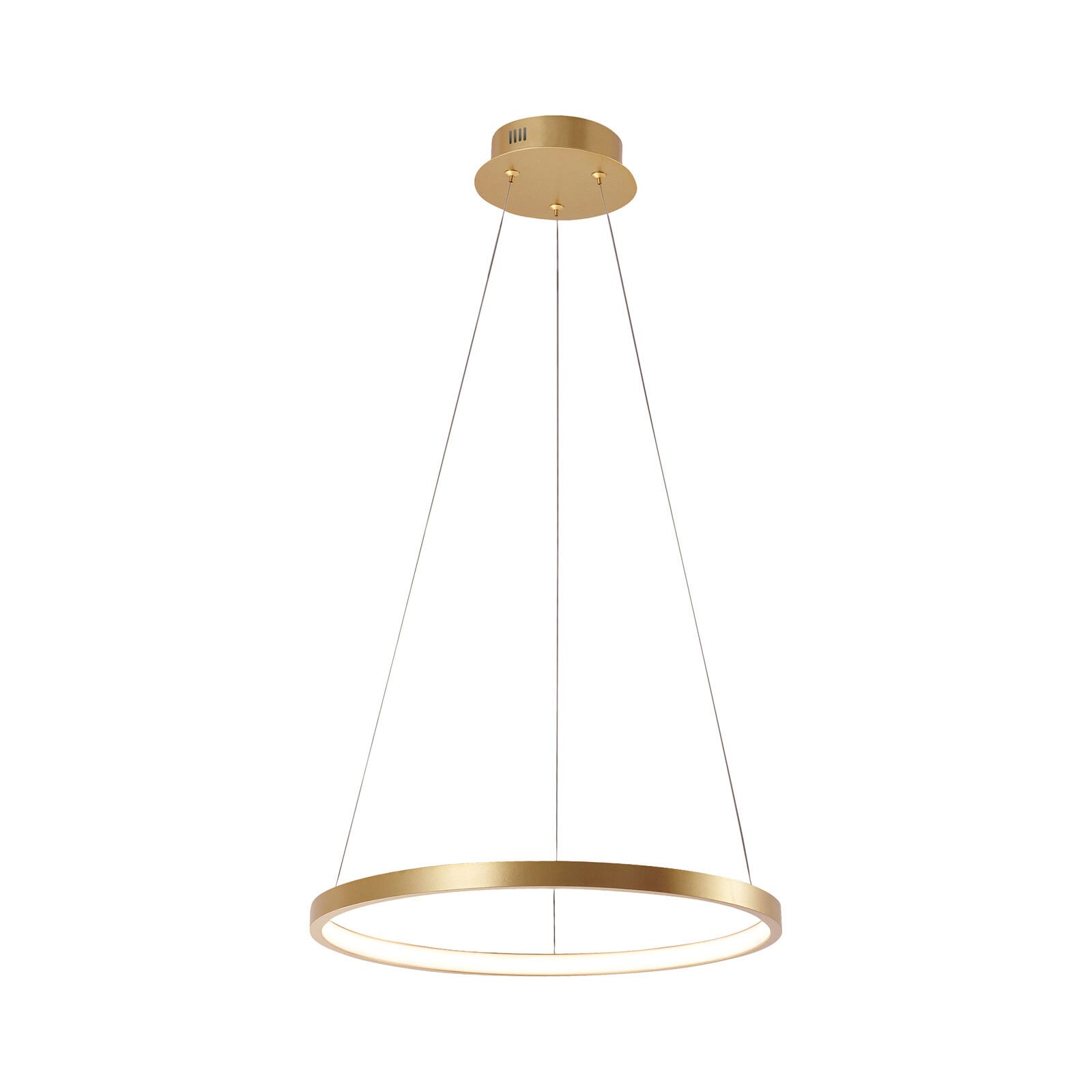 Pendelleuchte Circle Gold 39 cm rund