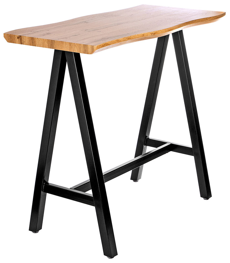 Bartisch Kenai Eiche-Optik/schwarz 120x57 cm