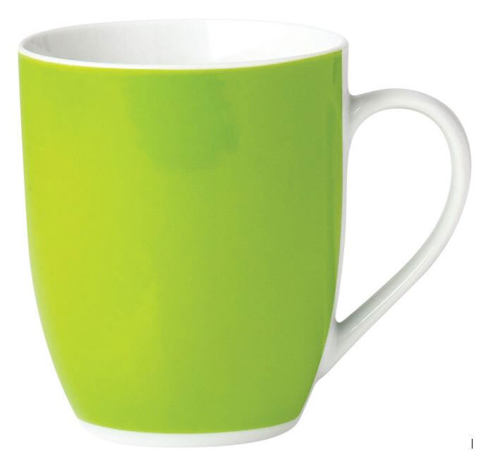 Kaffeebecher Vario Grün/Weiß