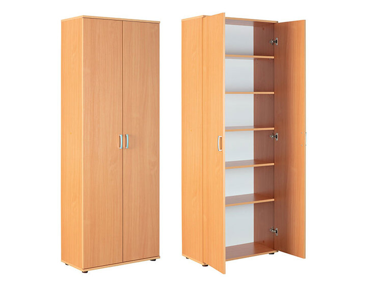 Mehrzweckschrank Alex Dekor Buche 70x189x34 cm
