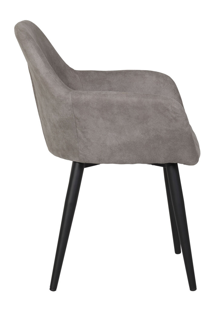 Stuhl Roberta 2er Set grau 55x82x60 cm