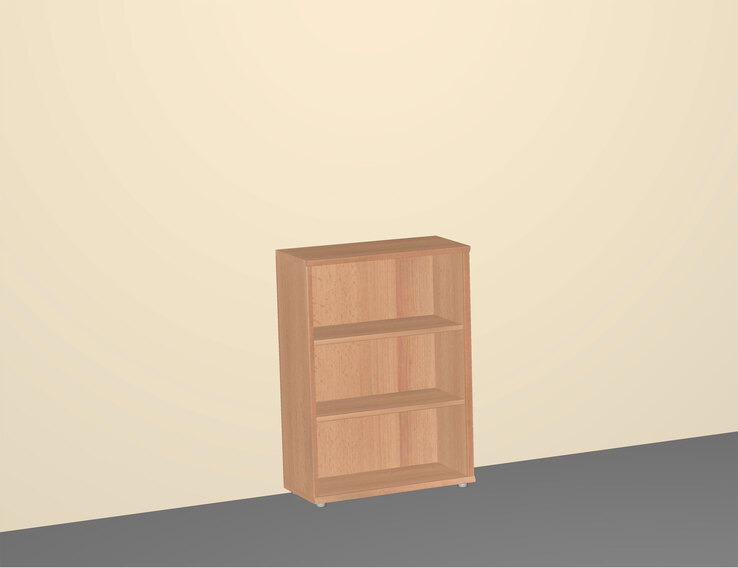 Regal Point Typ 812 Buche-Dekor 80x114,1x37,2 cm