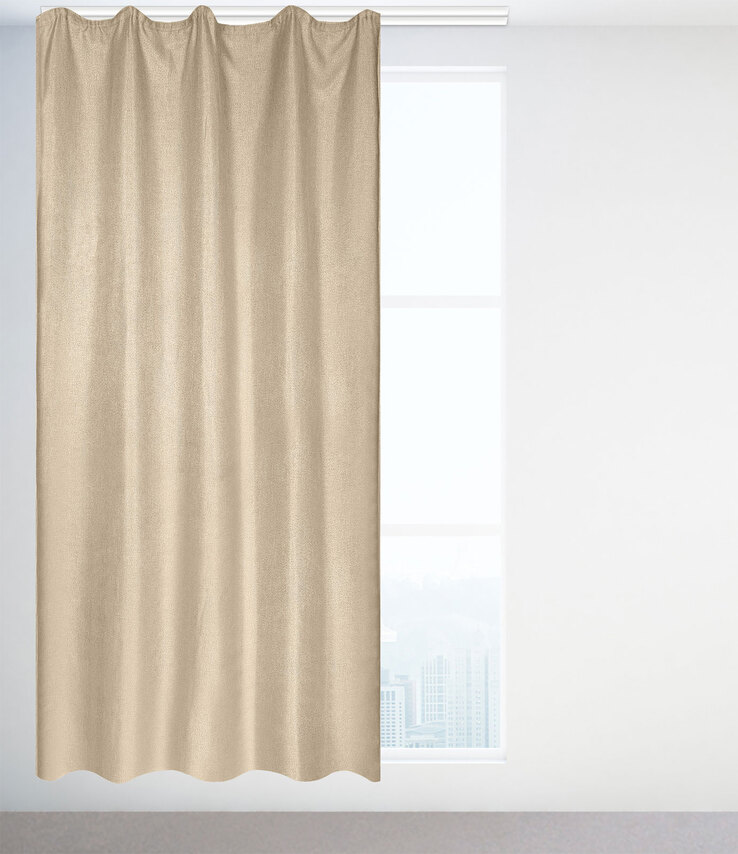 Kombivorhang Porto 2er-Set 140 x 235 cm taupe