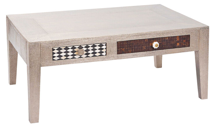 Couchtisch Emilio 110x45x70 cm Mango Massivholz