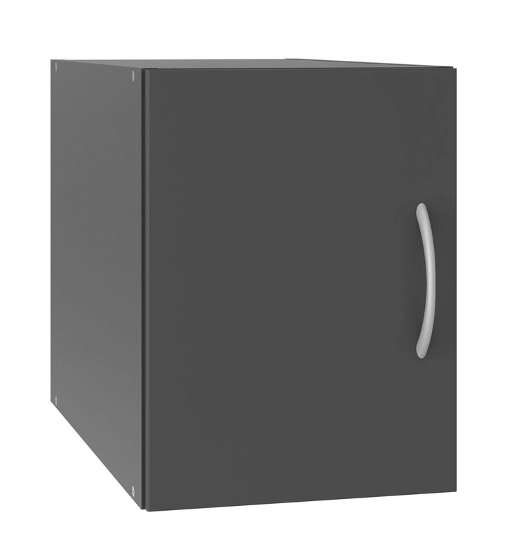 Aufsatzschrank Multiraumkonzept 30x40x54 cm grau