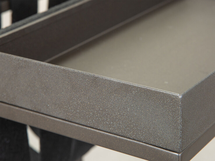 Beistelltisch Till MAGAZIN 35 x 40 x 35 cm Metall Anthrazit